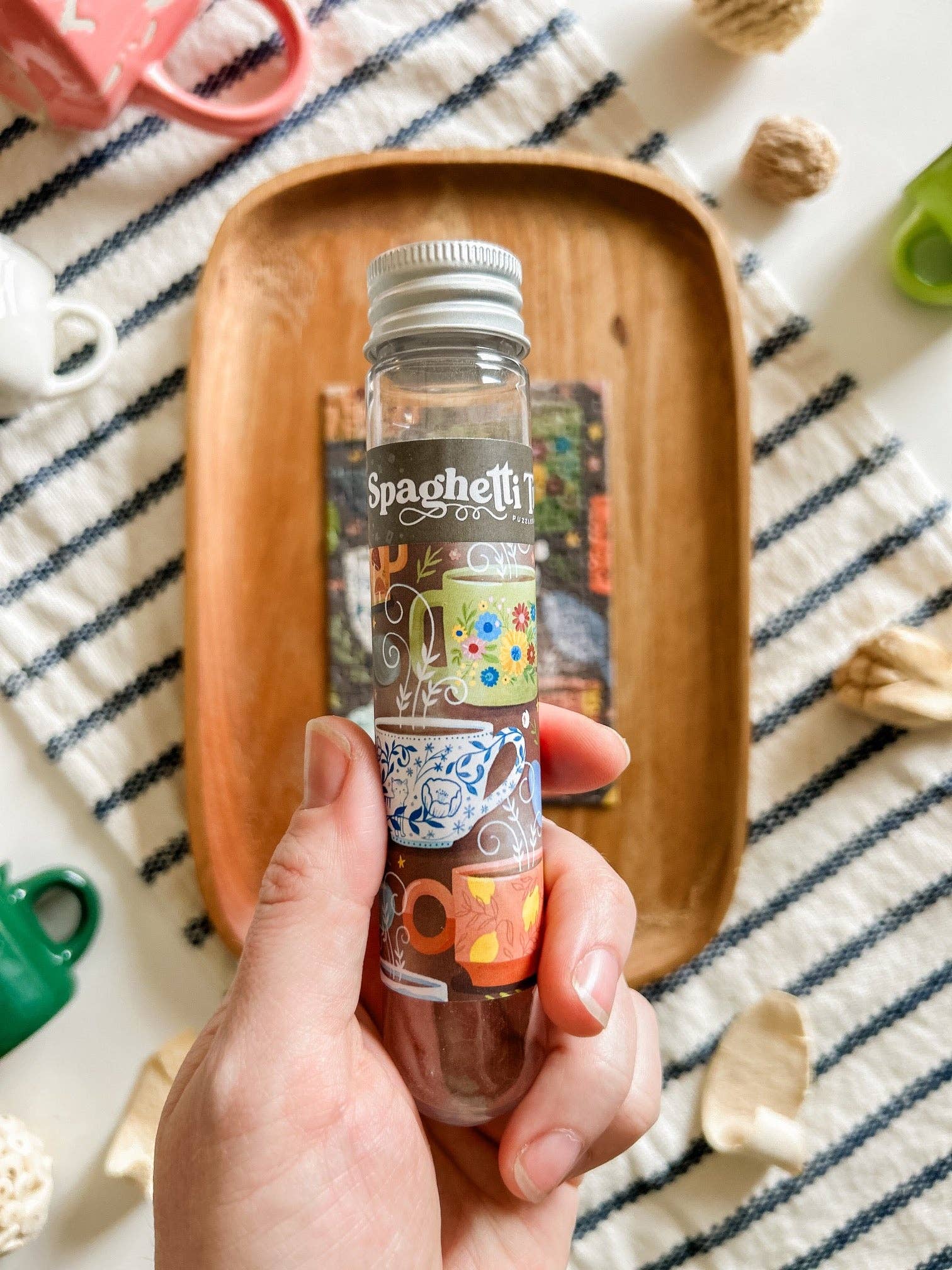 Spaghetti Tree Puzzles and Games - Vente Puzzle – adulte - Puzzle Mini 150 Pièces Sip and Savor3