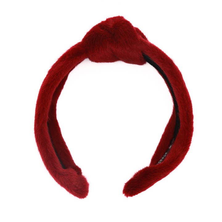 Surell - Wholesale Fashion headband – women's - Faux Mink Fur Hairband with Knot5