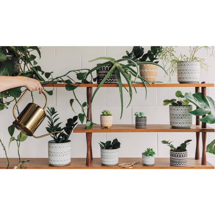 Danica Heirloom - Wholesale Plant Pot - Gray Spark Plant Pot