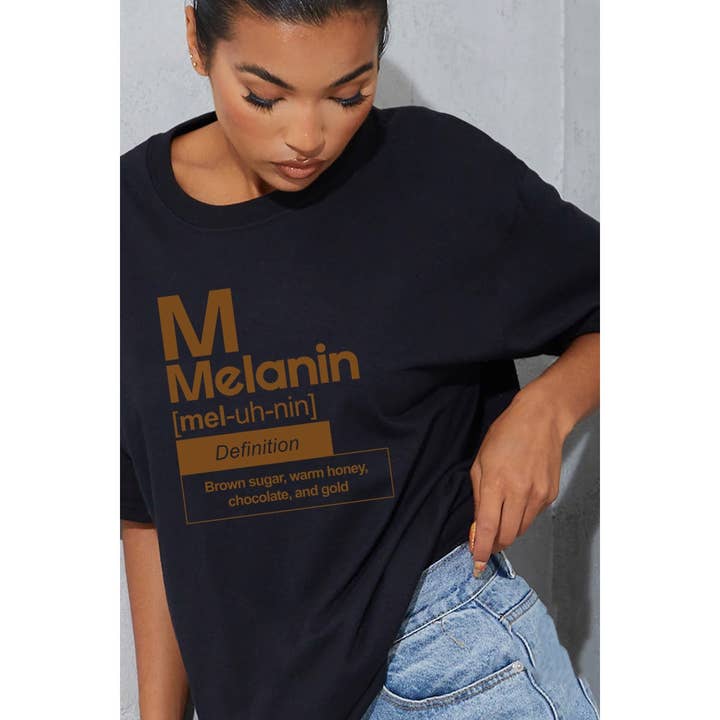 M MELANIN GRAPHIC T Shirt Tee for wholesale by nobarand