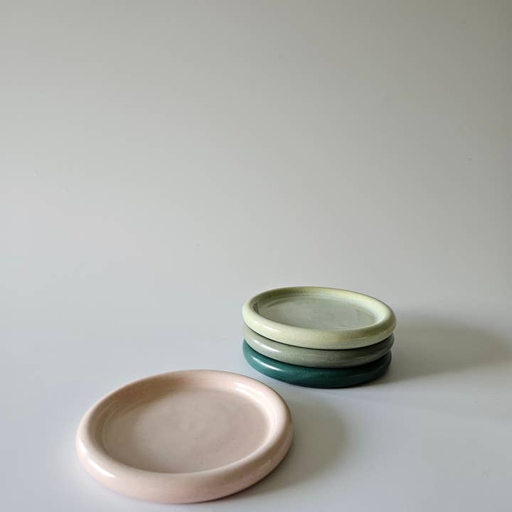 Bad Dogs Studio – wholesale Coasters – Classic Coaster • Handmade Colorful Ceramic Small Plate7