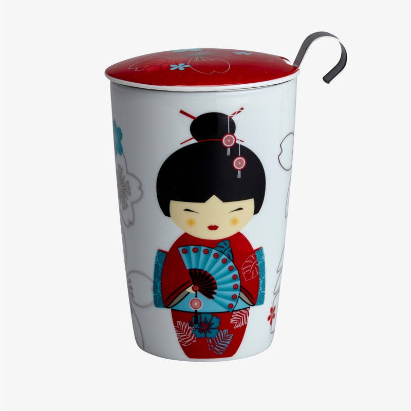 Eigenart - Wholesale Coffee/Tea Cup - Porcelain tea mug TEAEVE "Little Geisha red"4