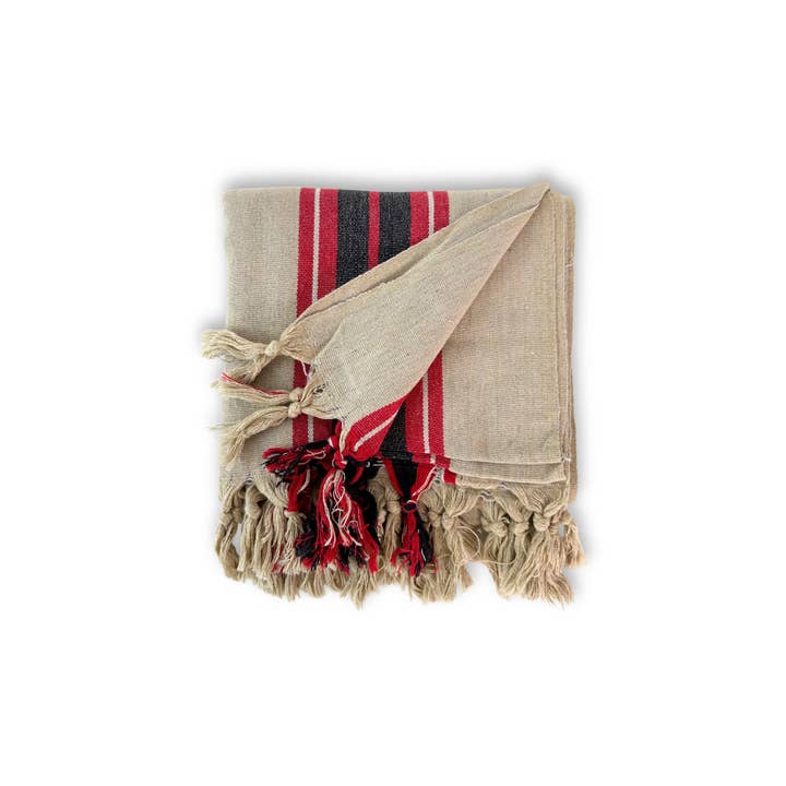 Buld&Co. - Wholesale Beach Towel - VERA Striped Turkish Towel, Peshtemal Cotton Beach Towel5