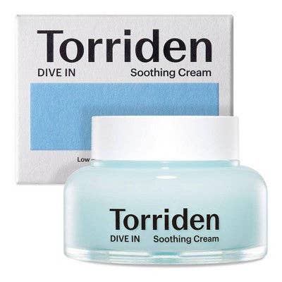 Torriden Dive-In Soothing Cream Calming; Deep Moisturization 2.7 fl oz - Imperfect Box for wholesale by This is Beauty