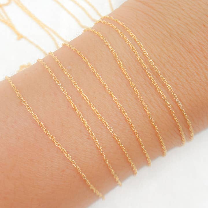 Tresor Jewelry Inc. - Wholesale Link & Chain Necklace - 09RGF. 14K Gold Filled Rope Chain3