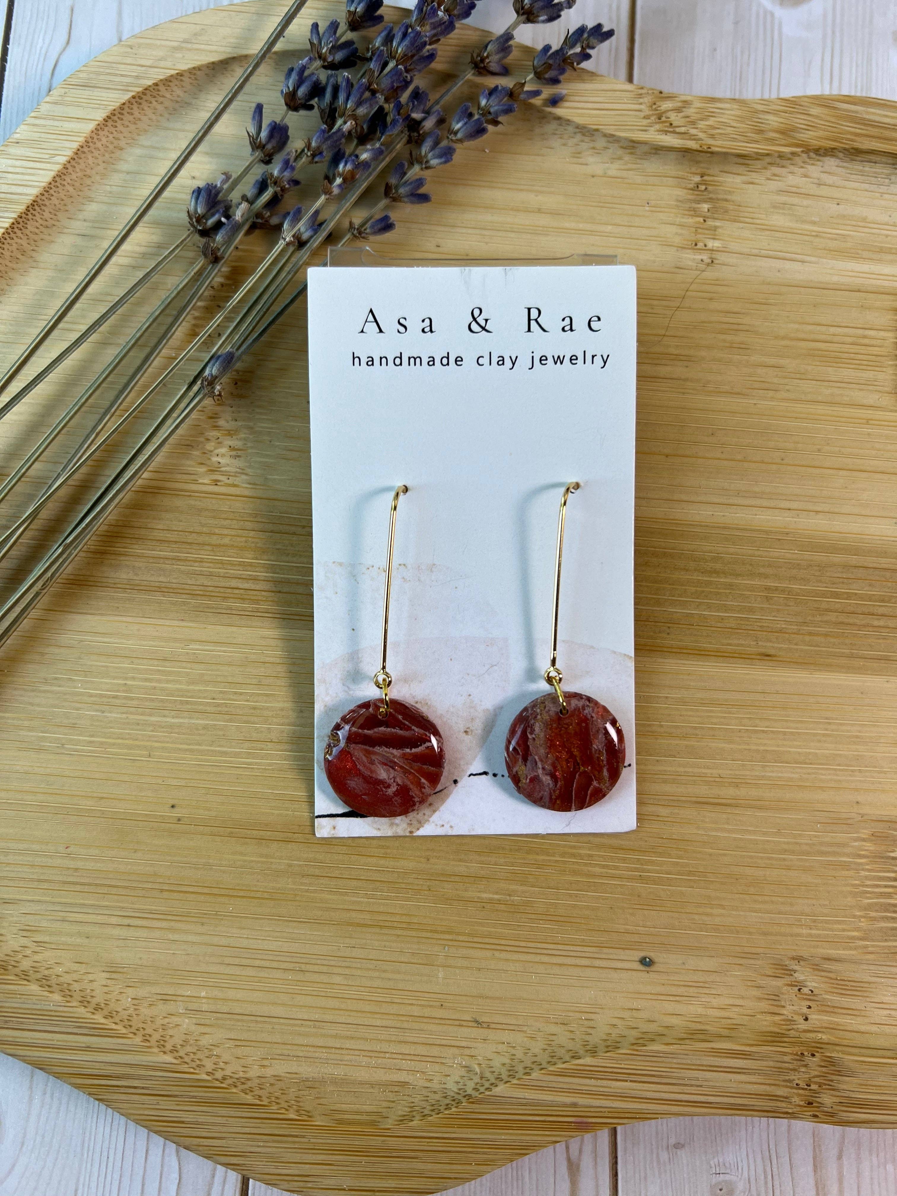 Asa&Rae - Wholesale Dangle Earrings - Circle Drop Dangle4