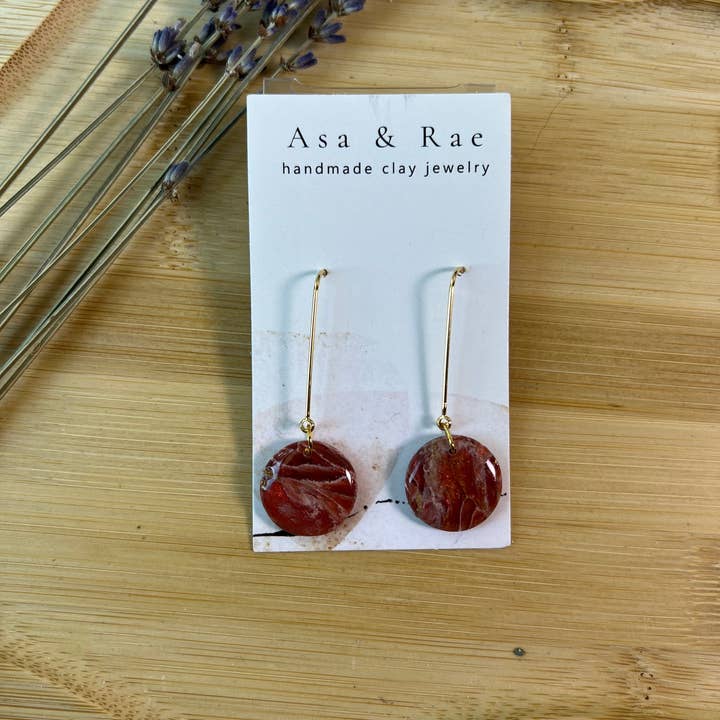 Asa&Rae - Wholesale Dangle Earrings - Circle Drop Dangle4