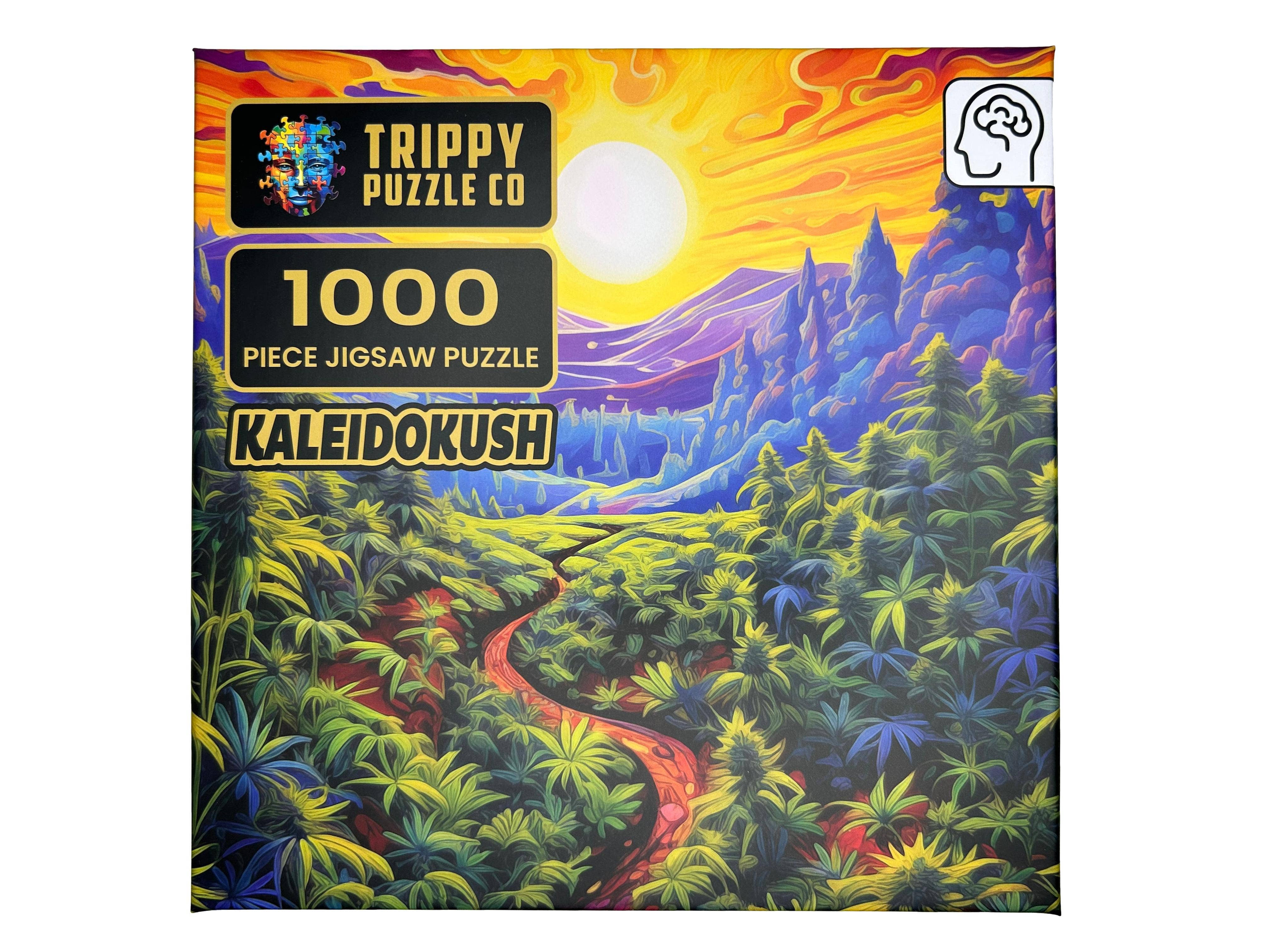 Trippy Puzzle Co - Vendita all'ingrosso Puzzle - Adulti - Puzzle classico per adulti KaleidoKush 1000 pezzi2
