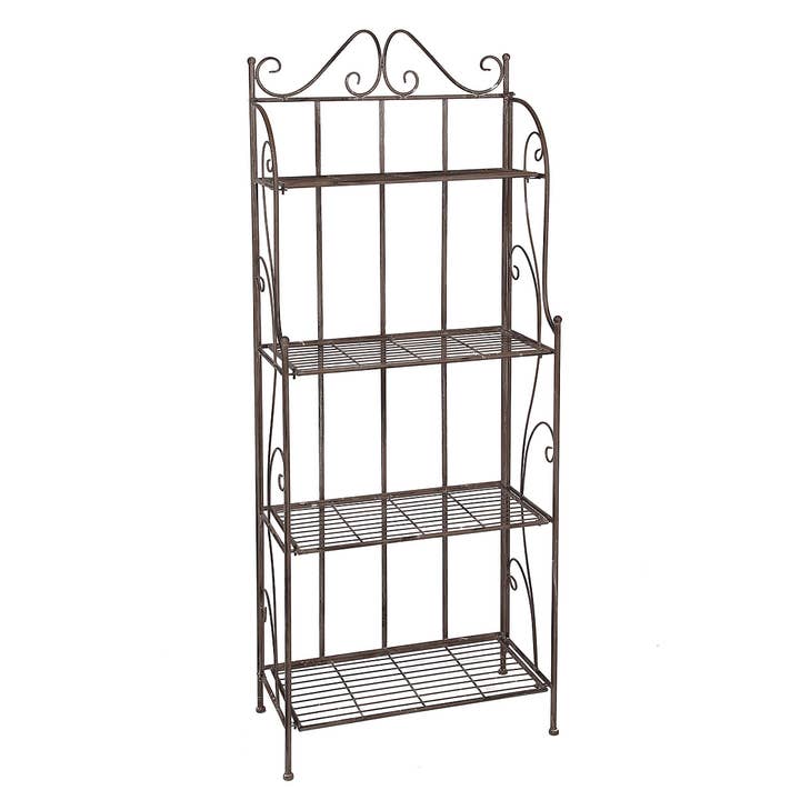 Ambiente Haus - Wholesale Free Standing Shelf - 4-Tier Shelf Antique Brown 162 cm1