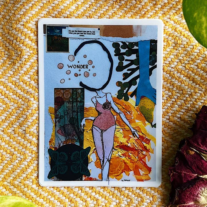 Wonder Vinyl Sticker • DoodleAllDayy for wholesale by Doodlealldayy