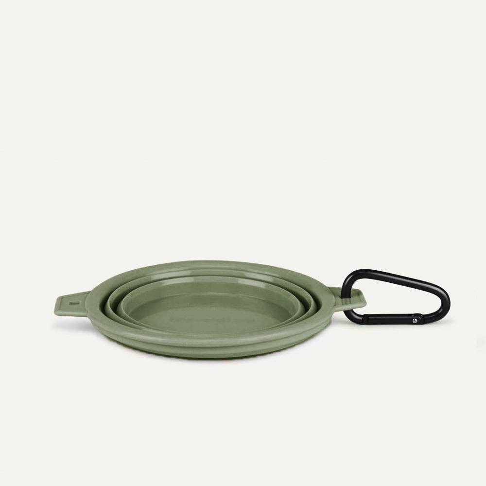 Tilley + Me - Wholesale Pet Bowl - Cat/Dog - Desert Tones Travel Collapsible Pet Bowl with Carabiner Clip12