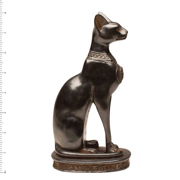 Discoveries, Inc. - Wholesale Decorative Figurine - Bastet Cat Statues - Black - Egyptian Goddess2