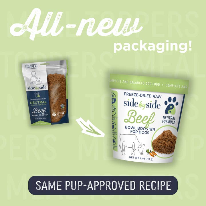 Beef Bowl Booster 4 oz (Neutral) for wholesale by Side By Side