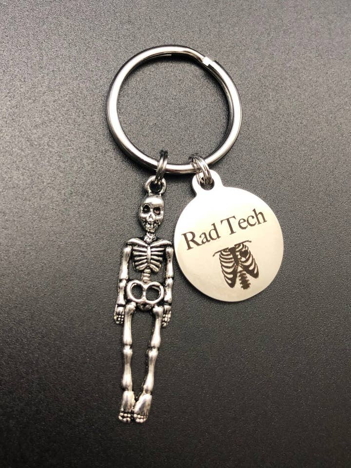 Rad Tech Keychain, Radiology, Graduation, Rad Tech Week for wholesale by Alisha Goes Crafty