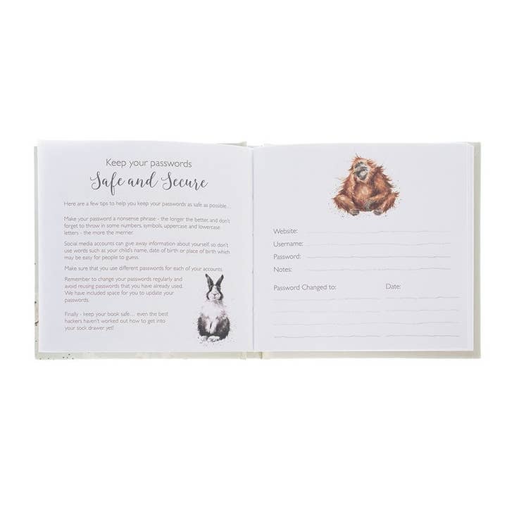 Wrendale Designs - Wholesale Journal/Diary - Password Book - Busy Bee