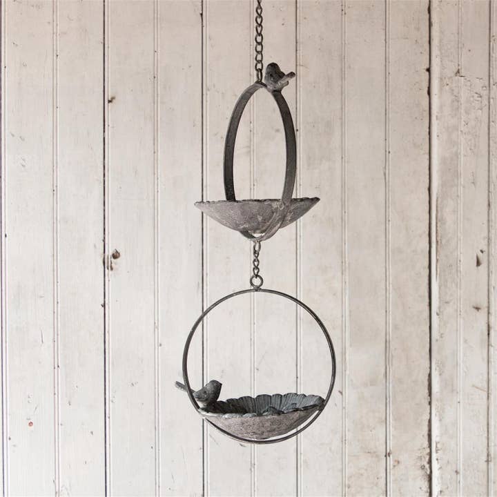Audrey's Home & Gift - Wholesale Bird Feeder - Two-Tiered Hanging Bird Feeder (PC)8