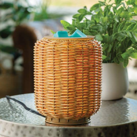 Candle Warmers Australia - Wholesale Wax warmer - Wicker Illumination Warmer - RRP $43.95 - Wholesale