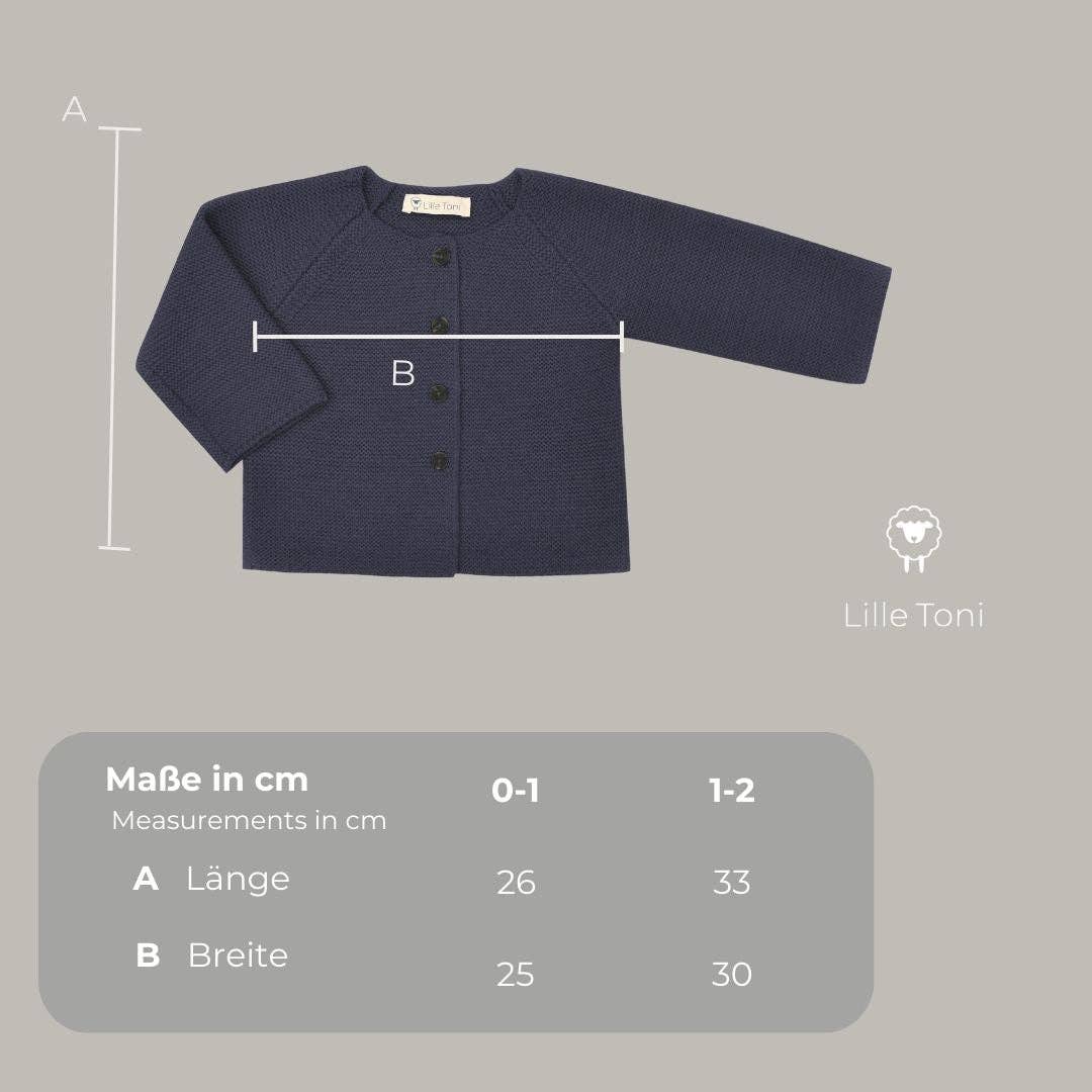 LILLE TONI – wholesale Kofta - Baby – Cardigan Emil i dammig salvia6