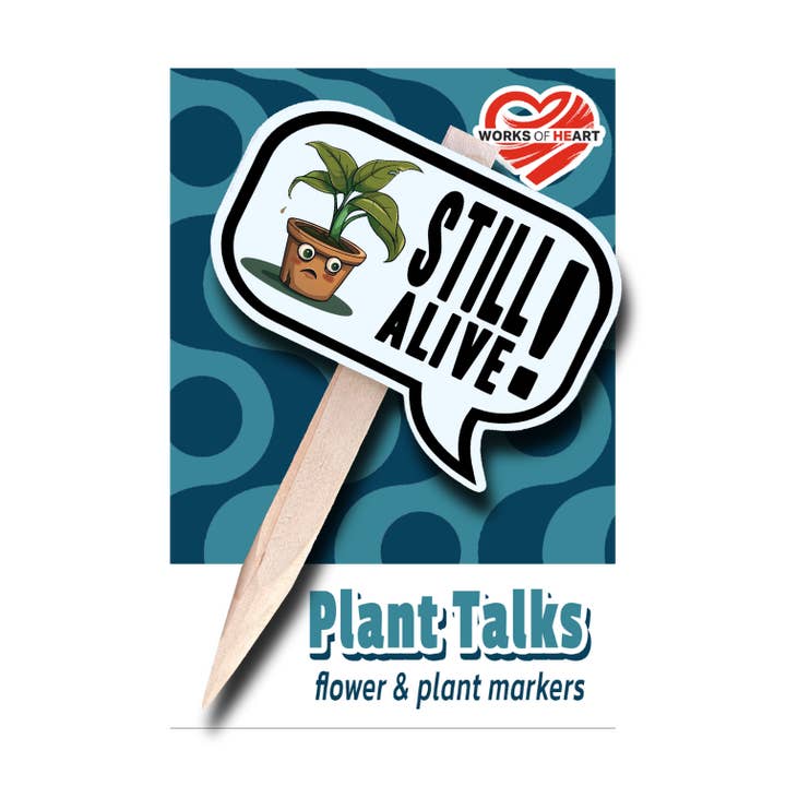 Plant Talk krukmarkörer - humoristiska för wholesale av Works of Heart