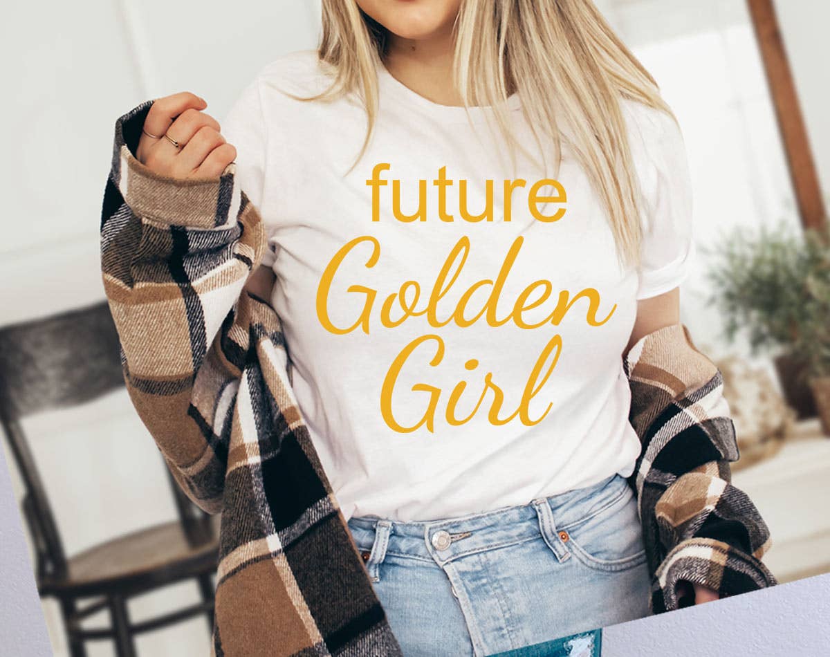 House Of Rodan - Wholesale T-Shirt (Graphic) - Women's - Future Golden Girl - Funny Pop Culture Trendy T-Shirt2