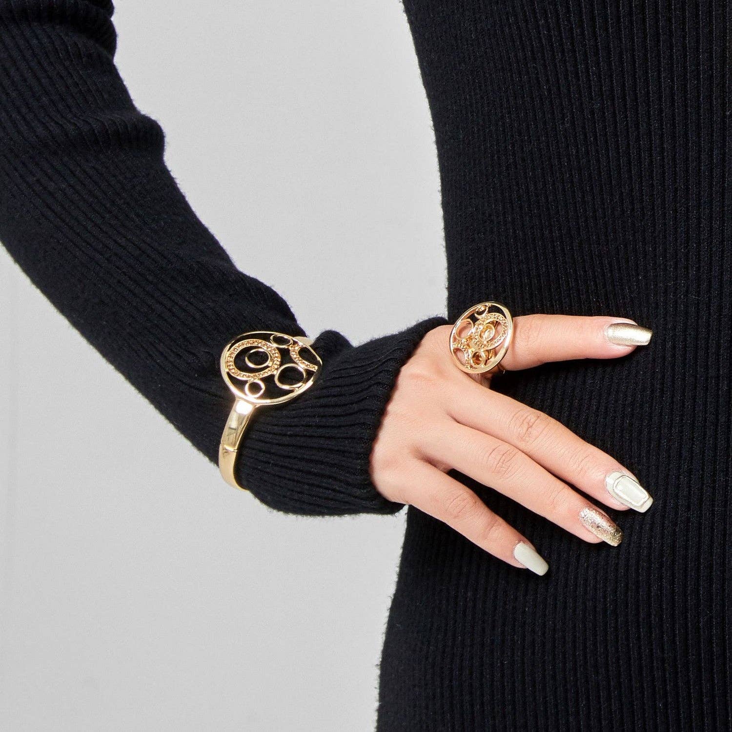 BELLE MISS - Wholesale Cocktail/Statement Ring - Ijara elastic ring1