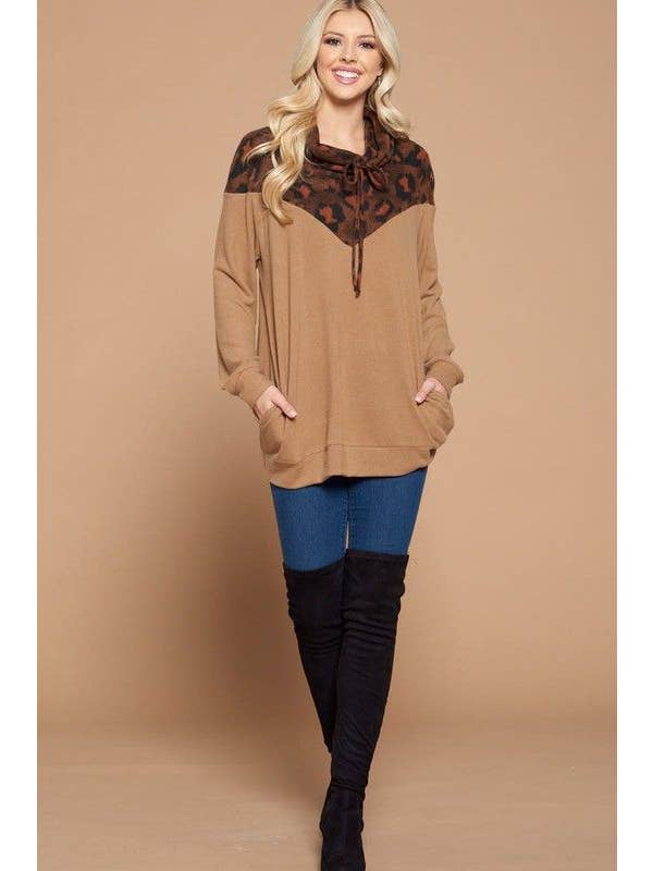 Emerald Collection - Wholesale Sweatshirt - Women's - ETK-8269 Hacci Brush Animal Pullover7