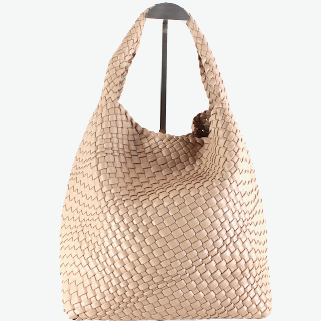 Pretty Persuasions - Wholesale Shoulder Bag - Women's - P23067 Woven Hobo Bag w/Cosmetic Pouch22