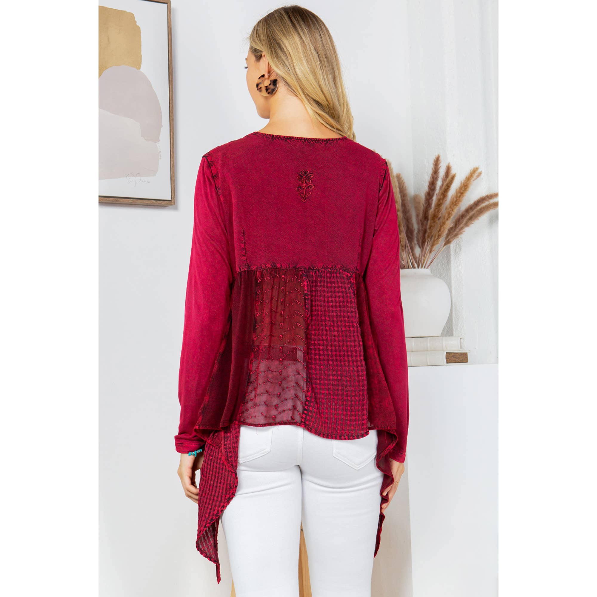 Young Threads - Wholesale Tunic - Women's - Bohemian Rhapsody: Stonewashed Rayon Women Top6