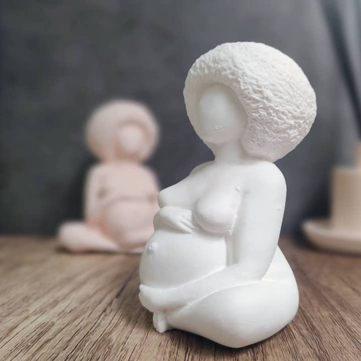 Motherhood Sculpture: Maternity Bookshelf Decor for wholesale by Eco Chic Lines