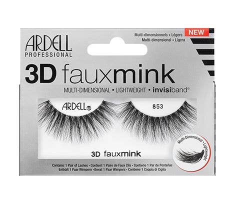 Beauty Goddess - Wholesale False/Fake Eyelashes - Ardell 3D Faux Mink Lashes Black 8530