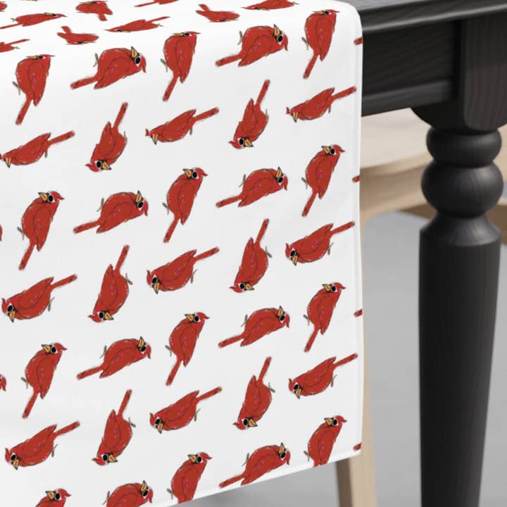 Red Cardinal Paper Table Runner for wholesale by Hey Y'all Party