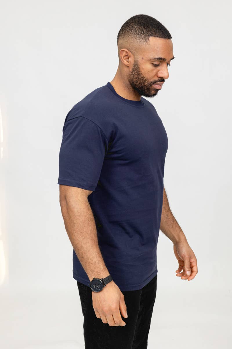 Zayne Paris - Wholesale T-Shirt - Men's - plain oversized round neck t-shirt tx920-6