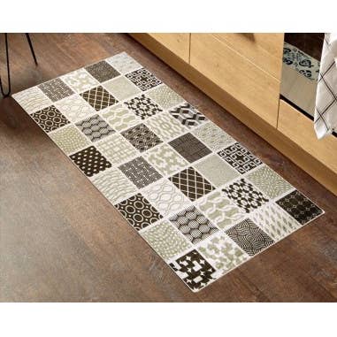 Mani Textile - Wholesale Area rug - Brown Cement Tile Rug