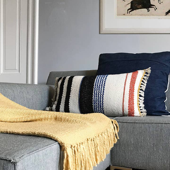 Vintage gele plaid voor wholesale door Malagoon