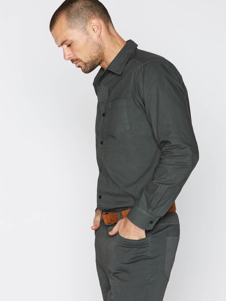 Men's Cotton Button Up Shirt for wholesale by Mika Jaymes