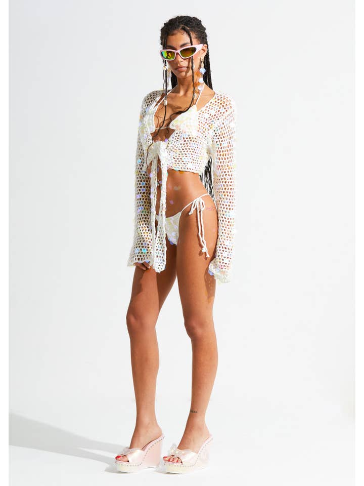 Sparkl - Wholesale Blouse - Women's - Kalani Tie Top