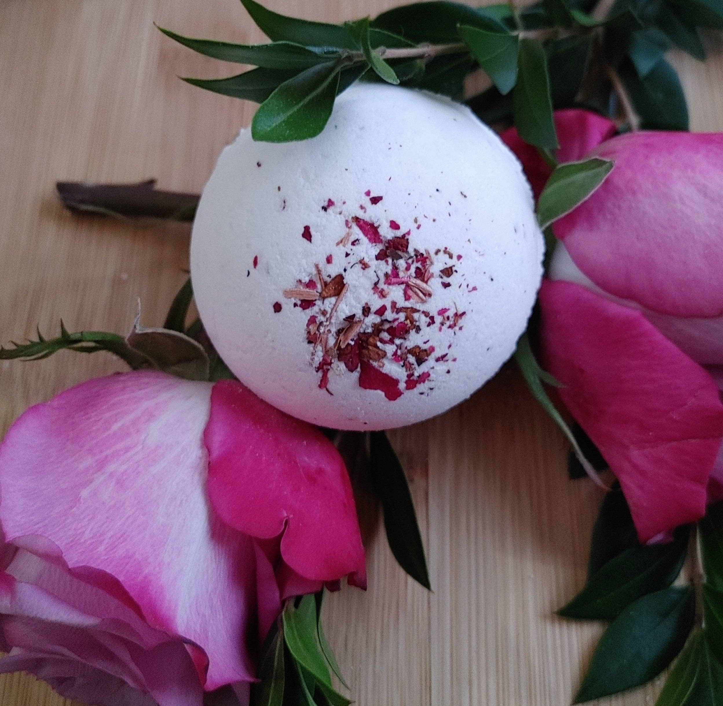 The Wynter Rose - Wholesale Bath Bomb/Fizz - "Dusty Rose" Bath Bomb1