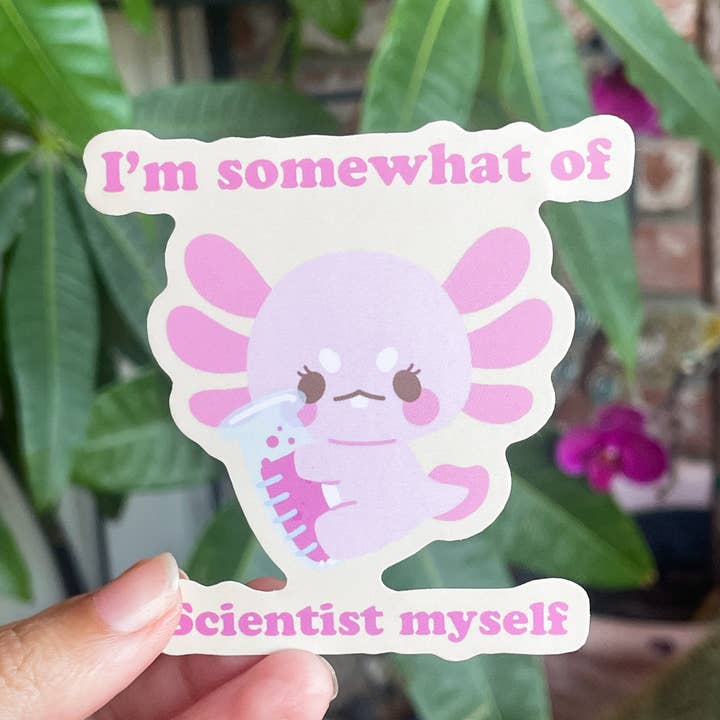 Basura Gang - Wholesale Sticker - Scientist Maxolotl Sticker2