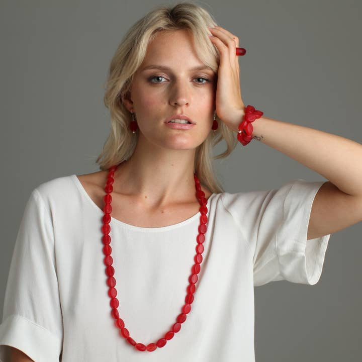 Constellations Long Resin Necklace for wholesale by Polka Luka