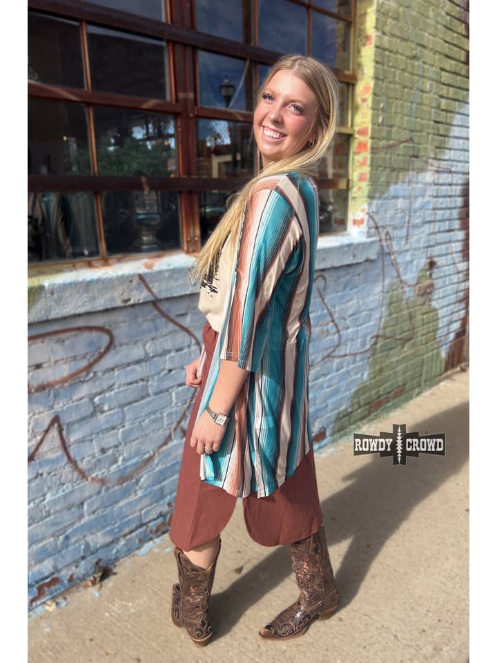 Rowdy Crowd Clothing - Wholesale Kimono - Women's - Stoney Serape Duster