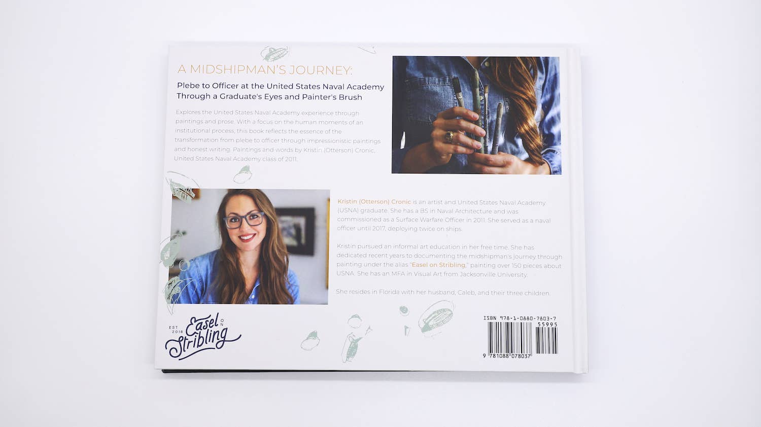 Kristin Cronic Studio - Wholesale Display Book - A Midshipman's Journey | Coffee Table Book3