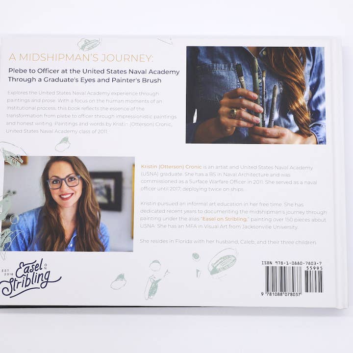 Kristin Cronic Studio - Wholesale Display Book - A Midshipman's Journey | Coffee Table Book3