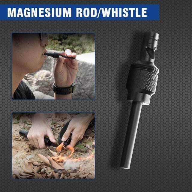 VIGOR - Wholesale Handy Tool - Survival Hatchet & Camping Axe with Fixed Blade Knife Combo Set, Full Tang Tactical Axe for Outdoor(10 Pack)3