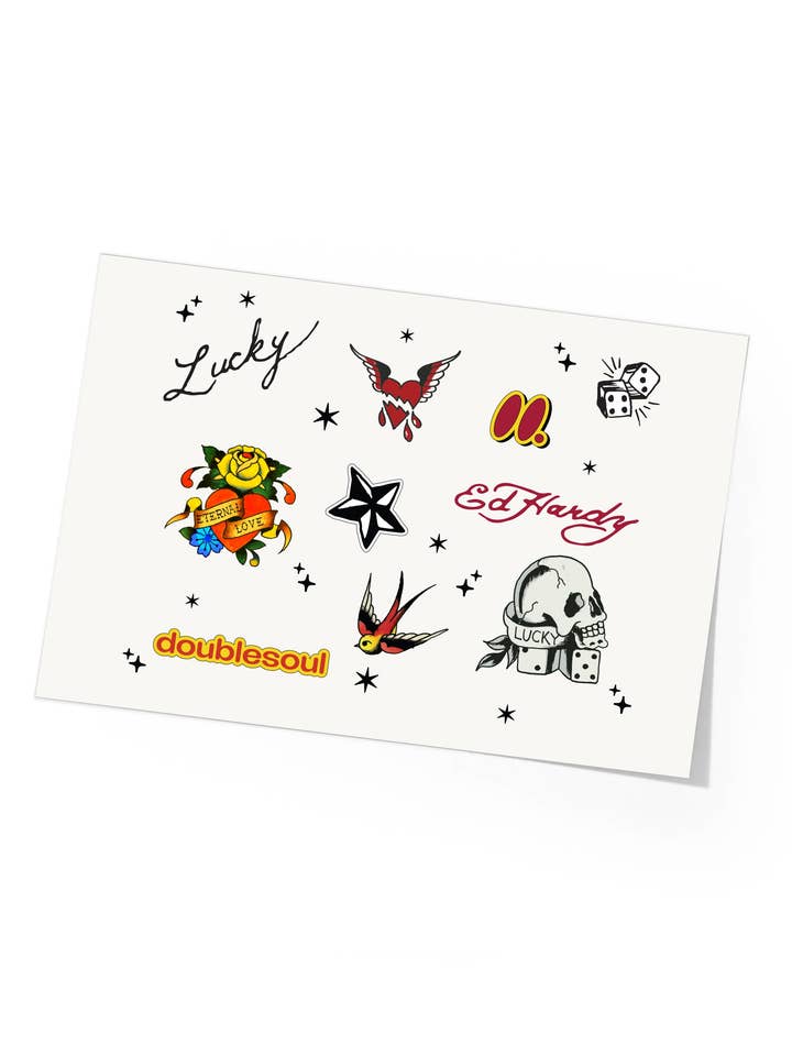 Ed Hardy Sticker Sheet for wholesale by doublesoul
