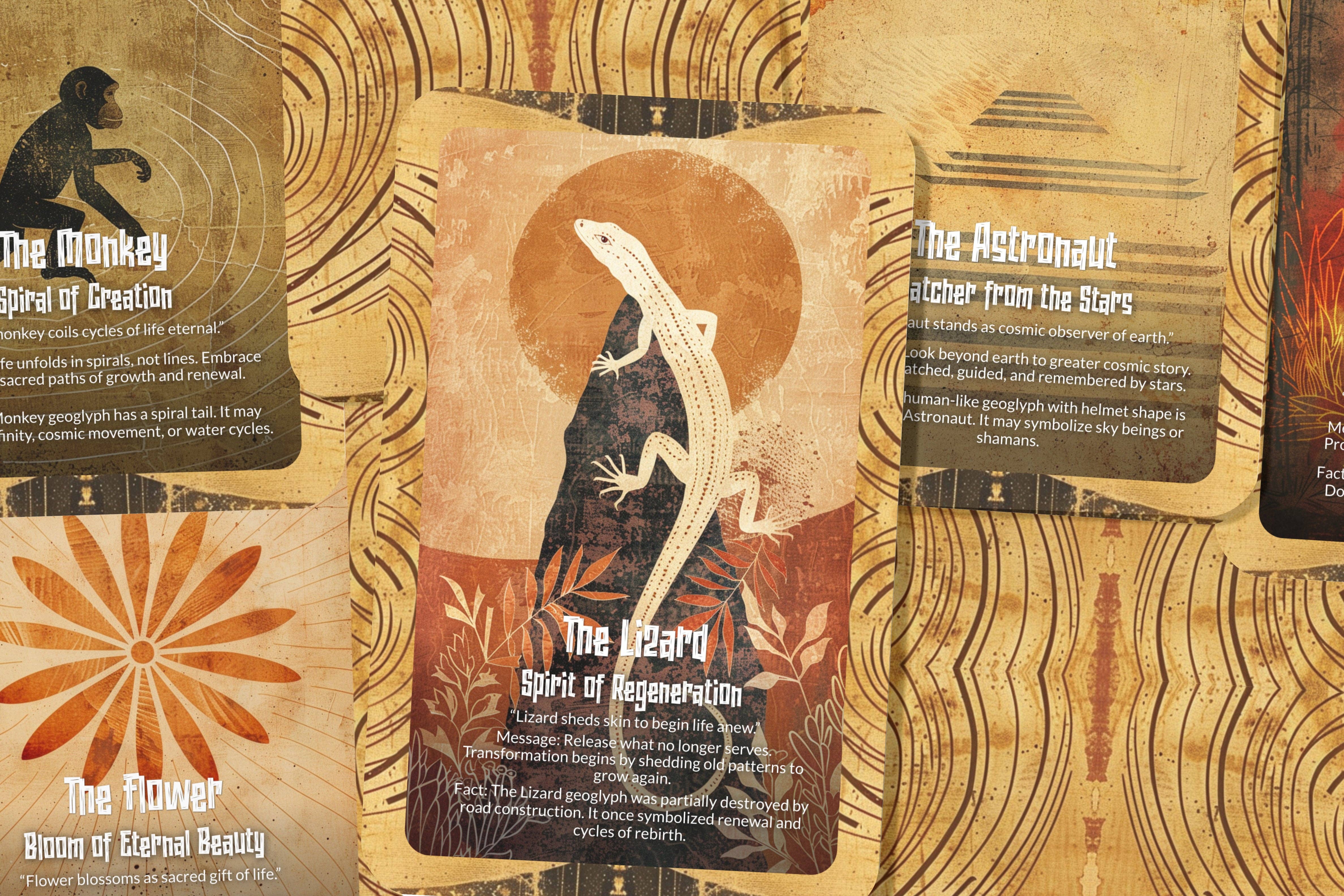 Ibiza Tarot USA - Wholesale Tarot Cards - Oracle of the Nazca Lines Sacred Geometry Deck – 22 Cards1