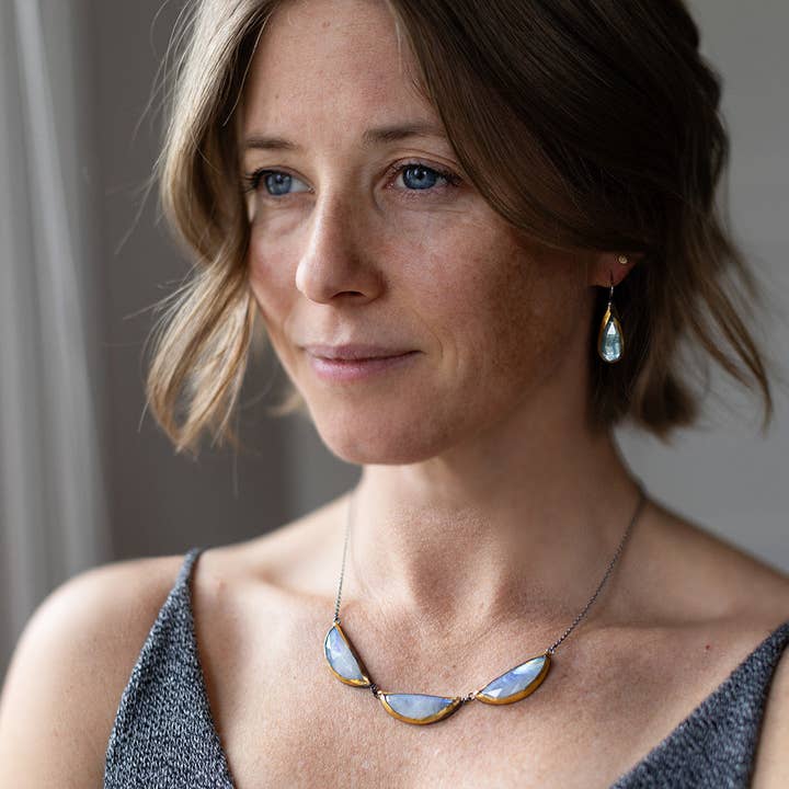 Austin Titus Studio - Wholesale Dangle Earrings - Long Teardrop Fold Earrings2