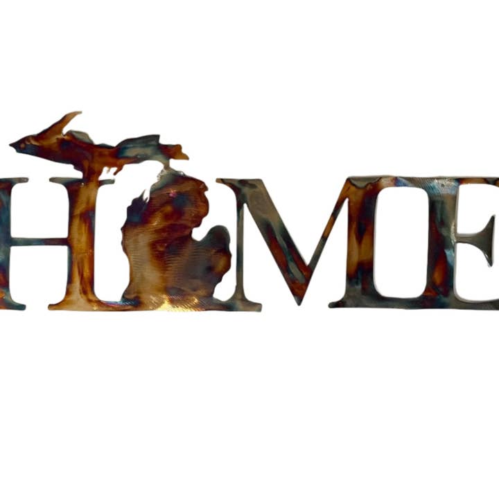 State Home Metal Wall Décor for wholesale by Rebel Metal Gifts & Decor