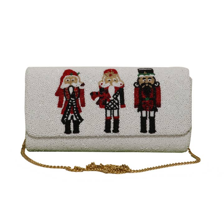 Tiana Designs - Vendita all'ingrosso Pochette - Donna - FOG 3 Nutcrackers - Bianco/Multicolore