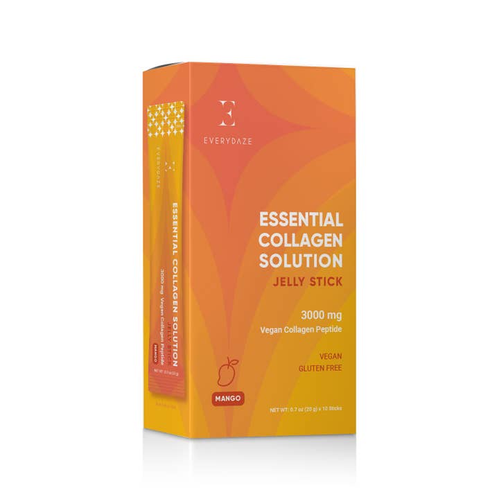 EVERYDAZE – Großhandel Nahrungsergänzungsmittel/Vitamin zum Einnehmen – Essential Collagen Solution Jelly Stick, 10 Packungen