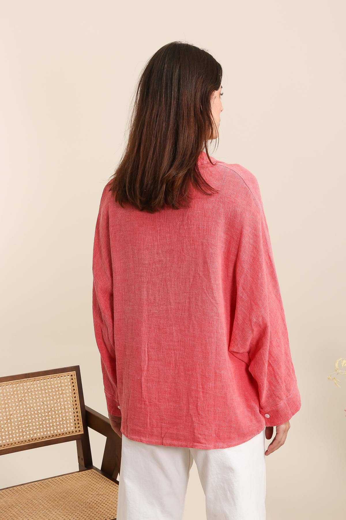 LÉA & LUC - Wholesale Tunic - Women's - Blouse in 50% linen 50% cotton REF. 1007015